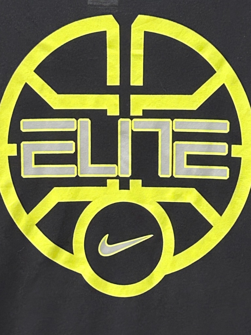 Nike Dri-FIT Elite Men’s Graphic Short Sleeve Crew Neck T-Shirt 2XL Black